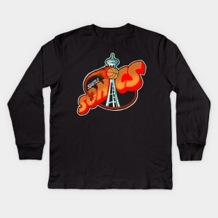 Seattle SuperSonics Kids Long Sleeve T-Shirt